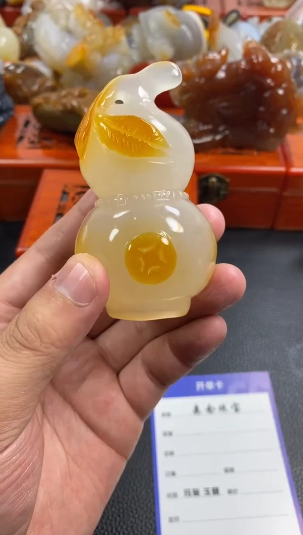 未镶嵌手把玛瑙/玉髓峰*1