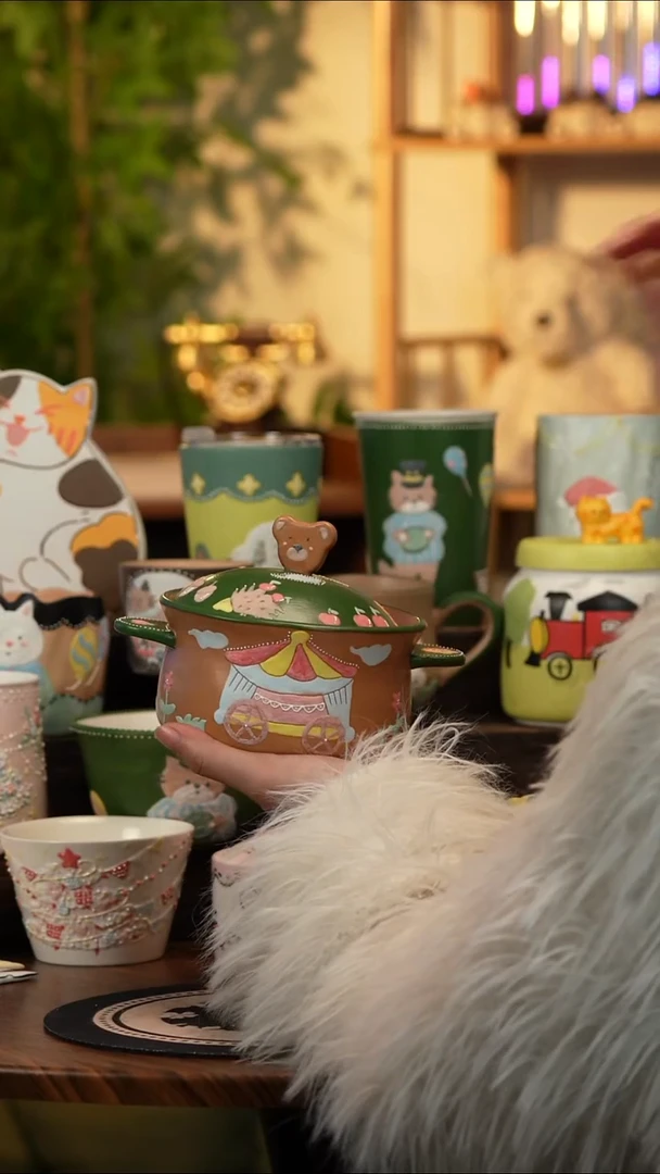 瓷片瓷A141景德镇原创手工陶瓷