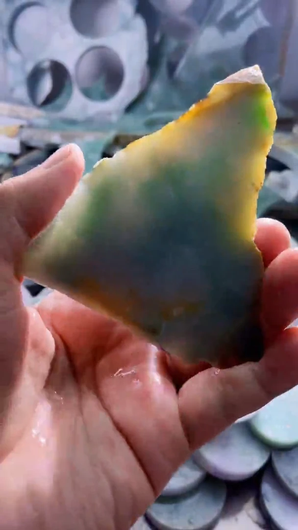 翡翠裸石天然A货翡翠1597