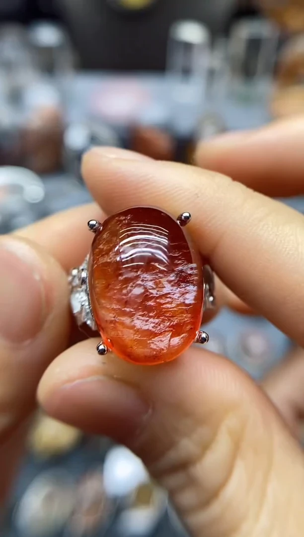 【闪购商品】水晶戒指银S925镶嵌水晶水晶