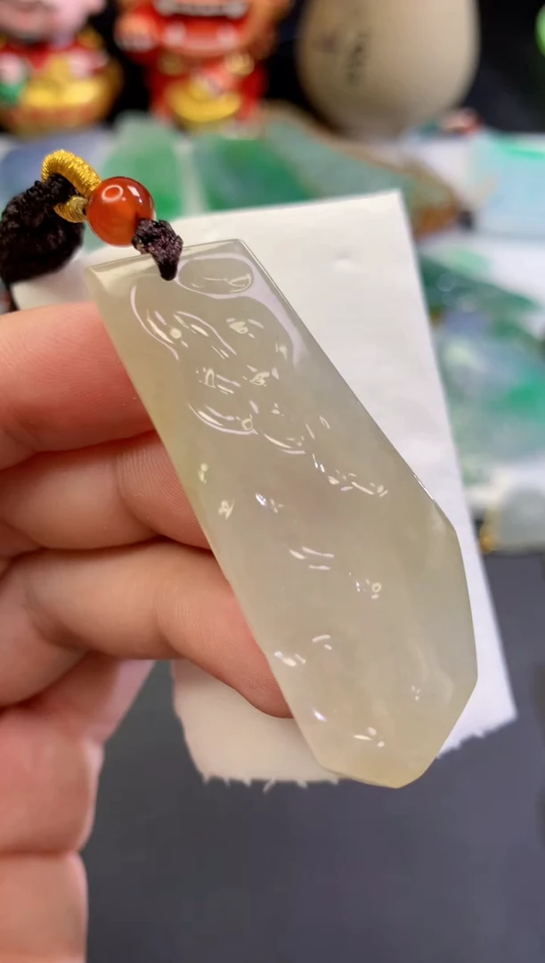 翡翠未镶嵌吊坠(不含链)6563