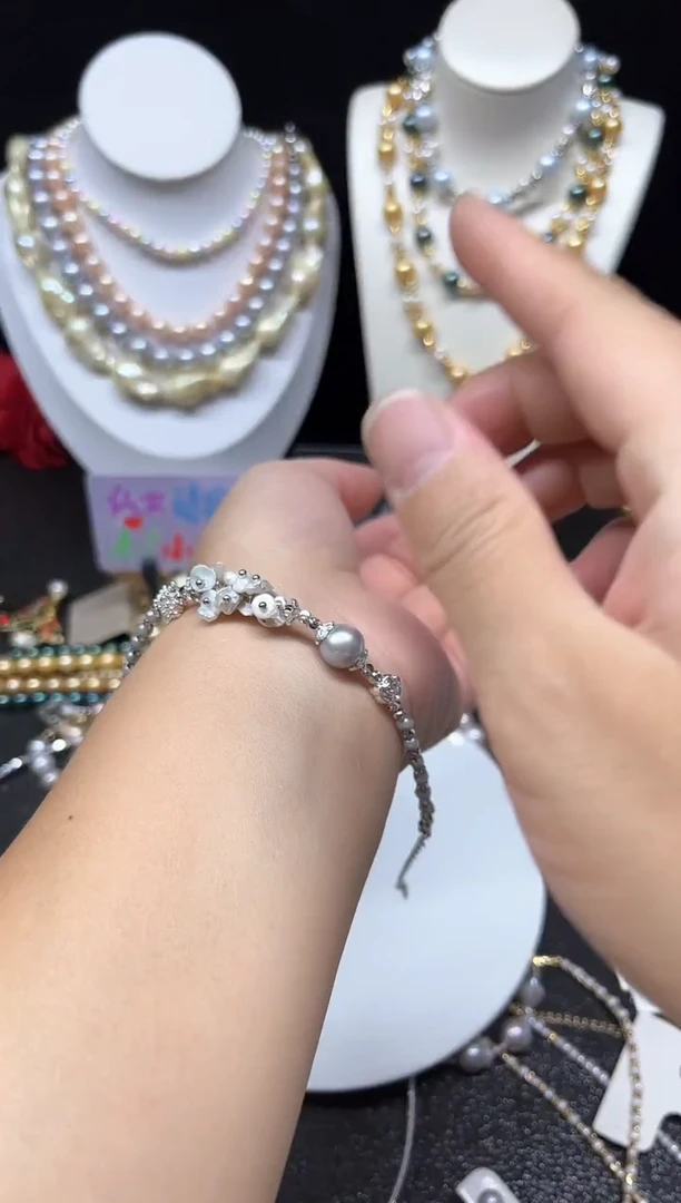 【闪购商品】淡水珍珠手串未镶嵌多人