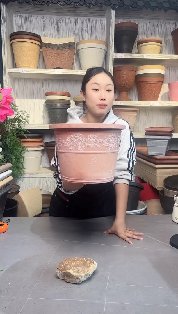 30*21浅粉刷白浮雕外贸尾单