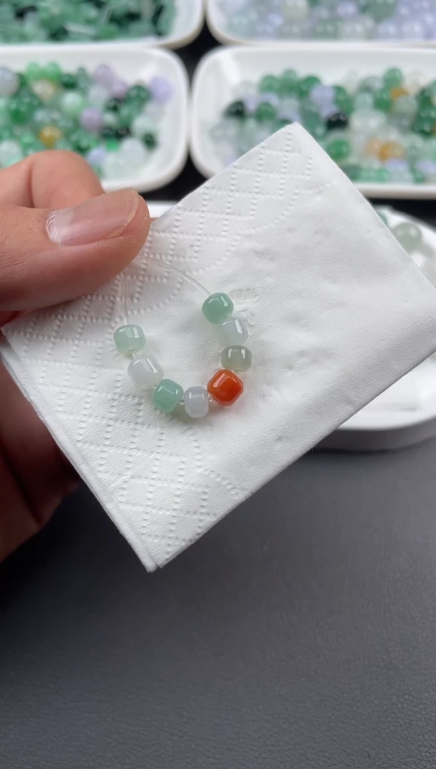 【闪购商品】定制翡翠未镶嵌珠子