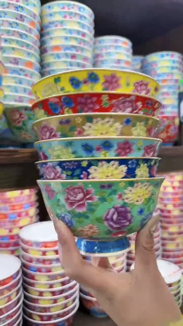 【闪购商品】瓷片5英寸饭碗10个景德镇陶瓷