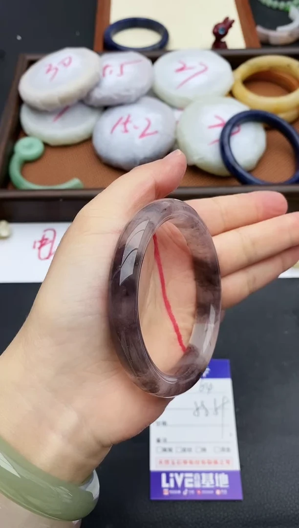 未镶嵌手镯石英质玉64+58/59