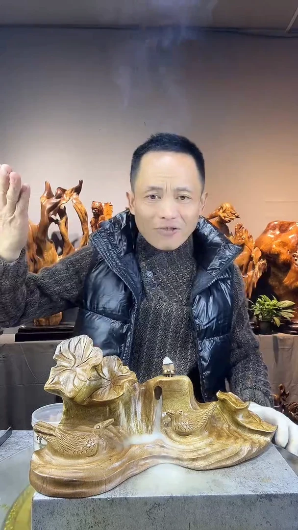 金丝楠大*哥小叶桢楠随行摆件21