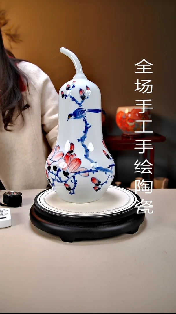 摆件陶景德镇手绘陶瓷4