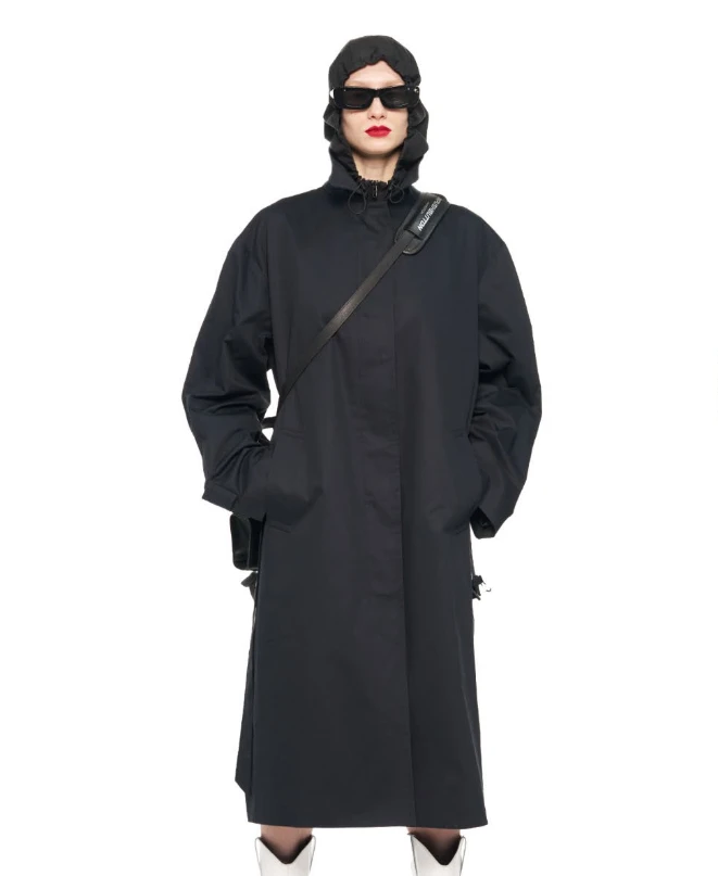 【顾文婷推荐】PUSHBUTTON  女式风衣(配腰带) PB2540703W