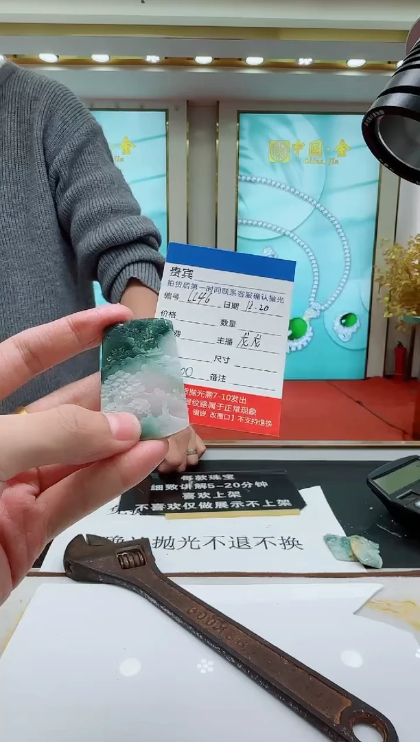 未镶嵌定制翡翠LL46翡翠吊坠-多样性发其一