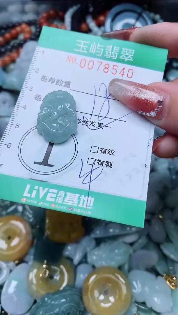 【闪购商品】翡翠颈饰未镶嵌闪购0078540多样性发其一