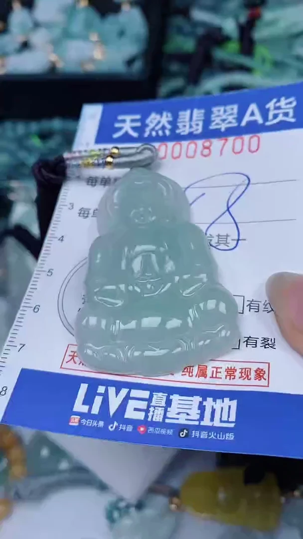 翡翠未镶嵌颈饰00008700