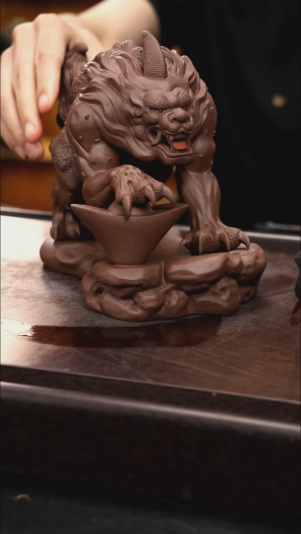 紫砂茶宠紫砂镇子
