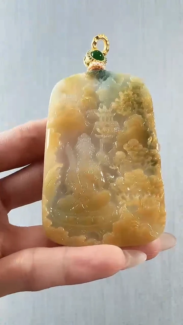 颈饰未镶嵌翡翠虚空藏