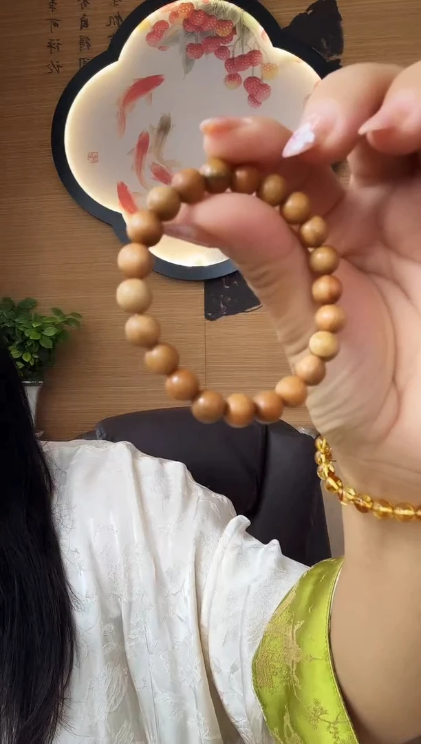 桃木无事牌桃木手串卡8