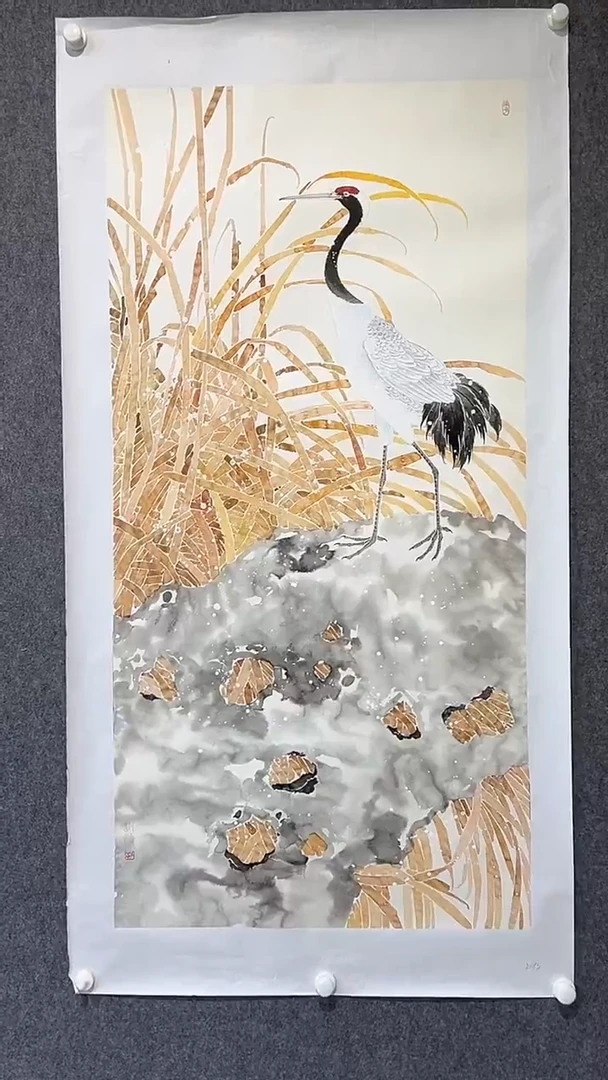 国画邹训精-8平尺-国画作品-yz