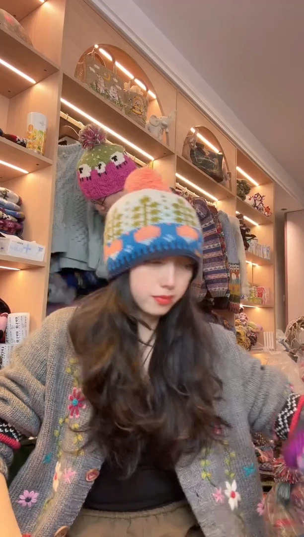 羊毛美丽如萝卜帽子