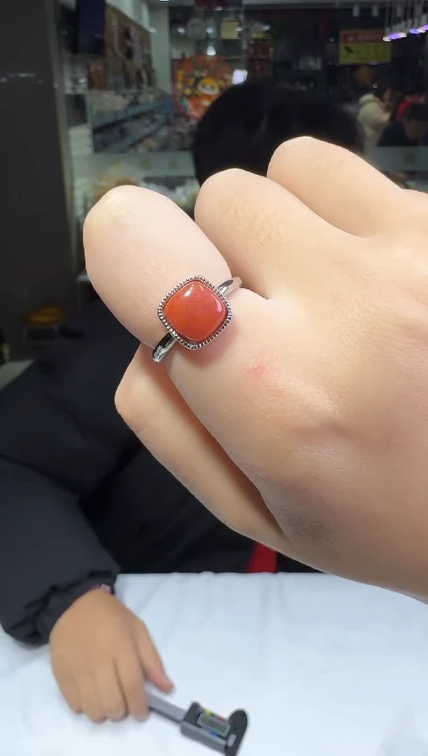 【闪购商品】南红玛瑙戒指未镶嵌多样性发一件 591