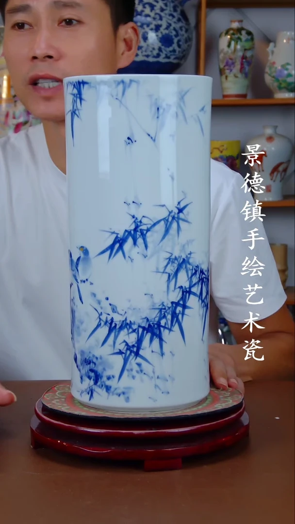 现代景德镇手工手绘陶瓷摆件25