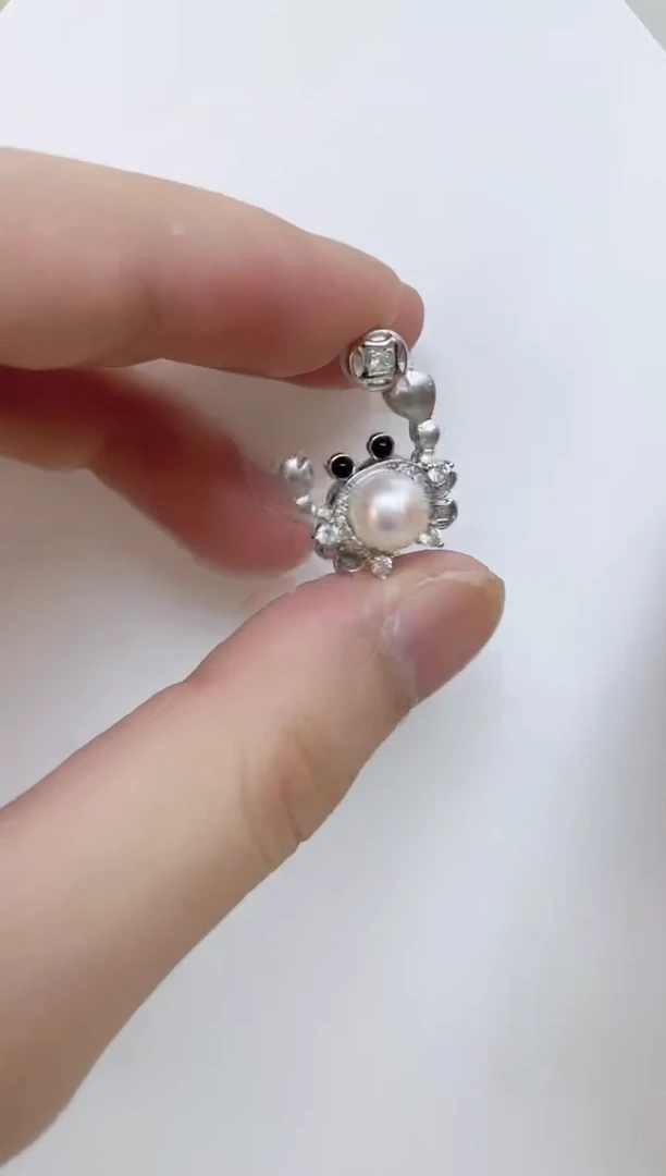 海水珍珠银S925镶嵌颈饰