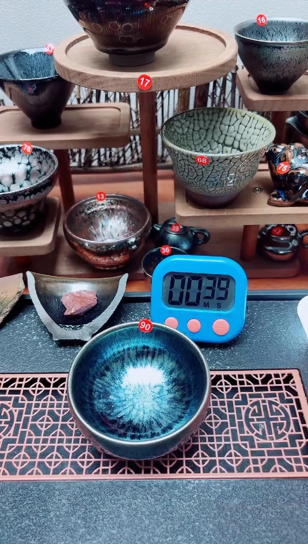 茶盏榔*90号建盏工匠茶器