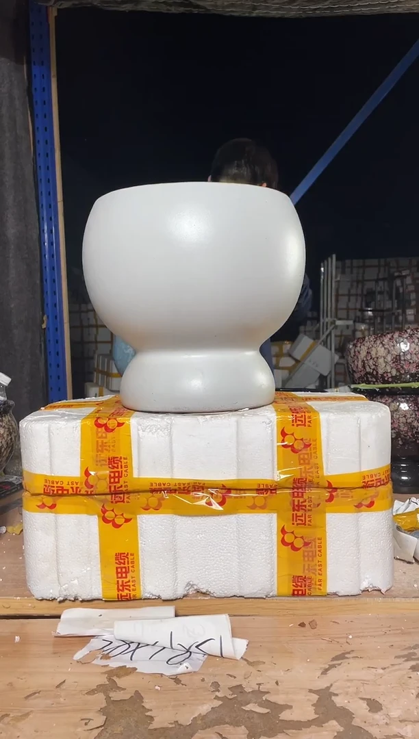 紫砂花盆宜兴紫砂粗陶花盆25*28