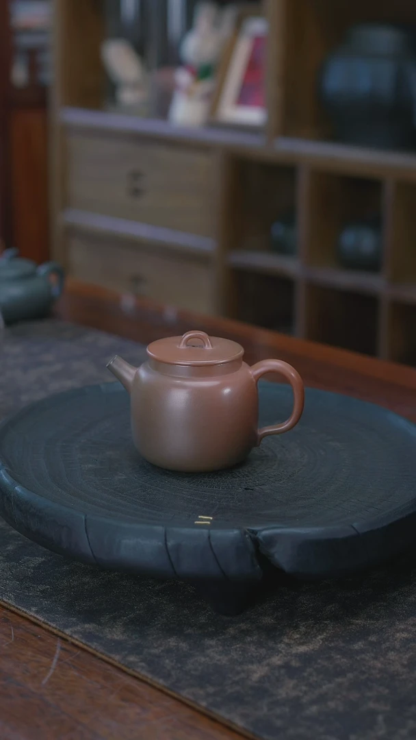 【闪购商品】美拉德风 窑变 听禅壶 110CC