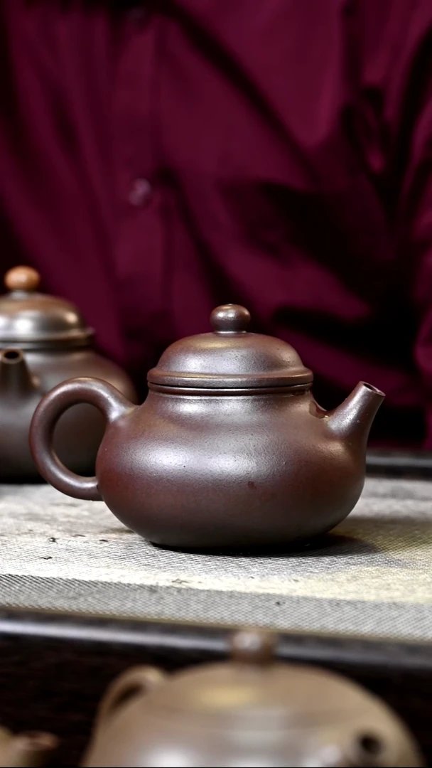茶壶紫砂G***草容天柴烧
