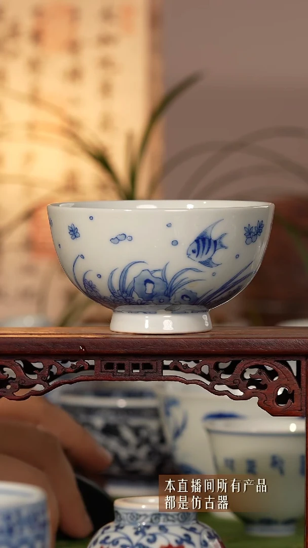 盖碗瓷主人杯88888555522222