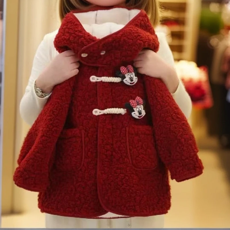 【福利】秋冬季儿童加绒加厚洋气韩版百搭时尚保暖红卡通拜年服潮