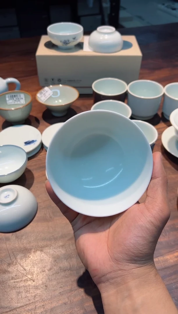 【闪购商品】刘钦莹 一字款 玉青大碗