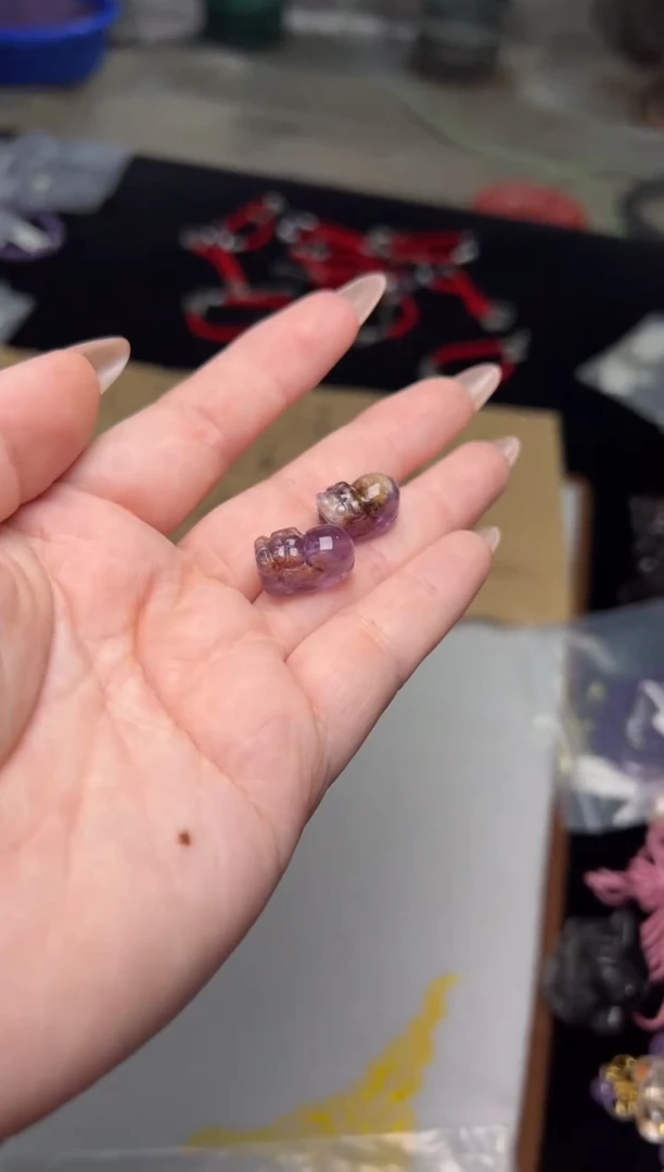 水晶珠宝半成品未镶嵌幽灵貔貅多样性发其一