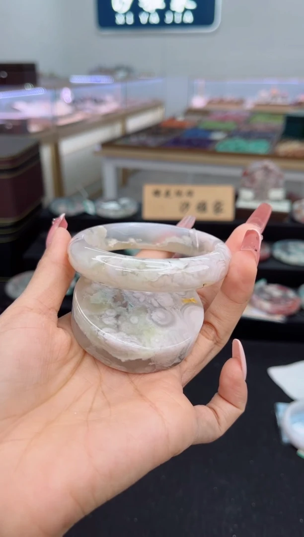 石英质玉手镯未镶嵌58圈口（赠品镯心）6889192