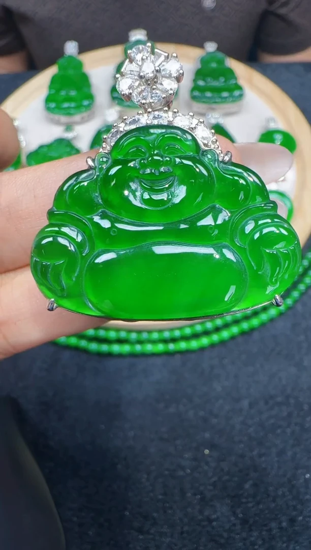 未镶嵌定制翡翠翡翠吊坠315