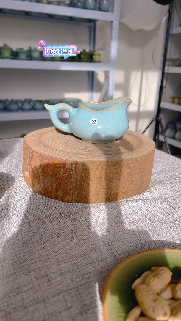 【闪购商品】瓷片原生态原矿天蓝公道