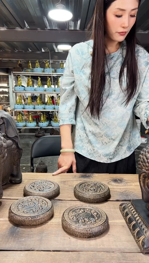 陶土【火山泥】四兽底座一套