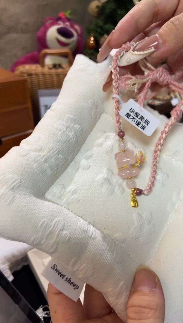 水晶手串未镶嵌孤品捡漏均匀瑕疵介意勿拍