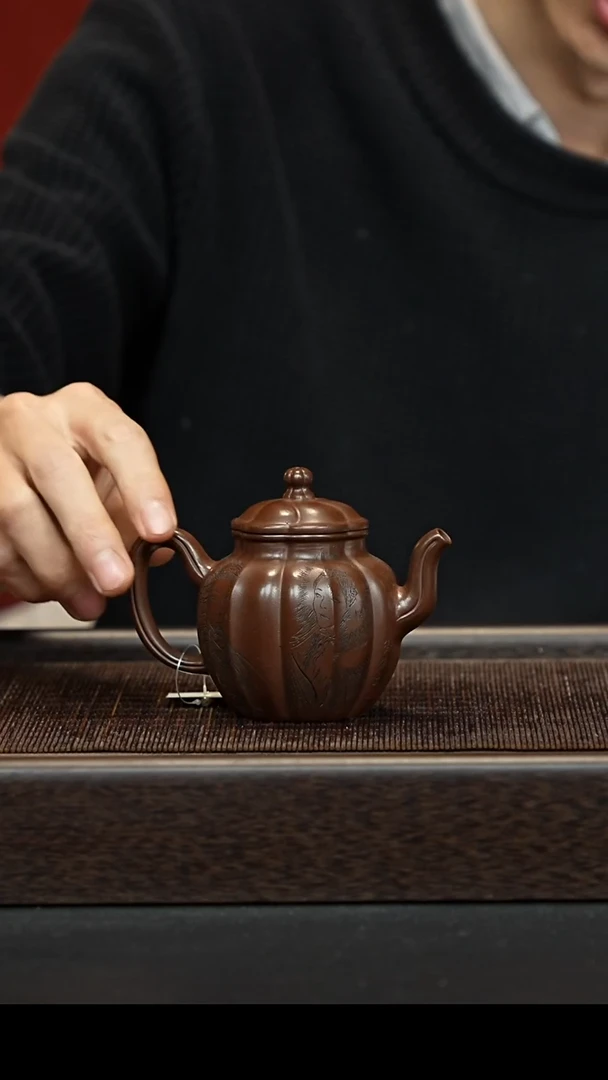 茶壶紫砂宜兴紫砂壶xl646