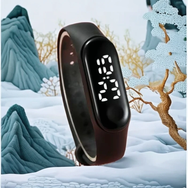 【宠粉专属】时尚简约数字电子手环电子表e362