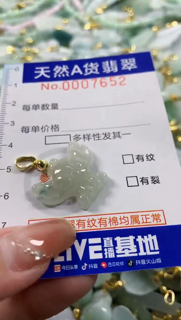 颈饰未镶嵌翡翠天然A货翡翠