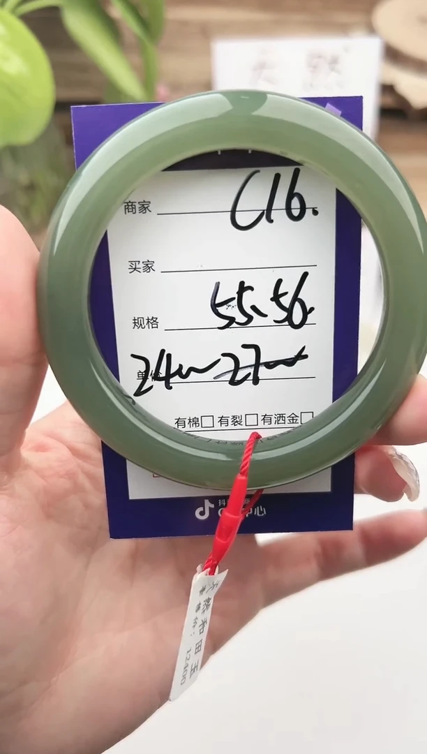 未镶嵌手镯和田玉微色差C16