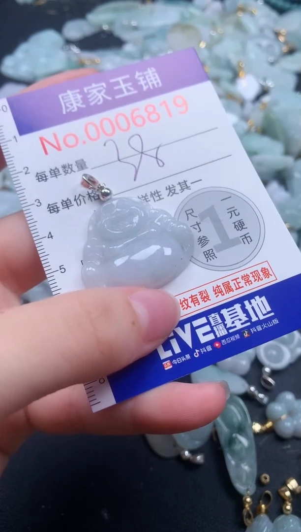 颈饰未镶嵌翡翠6819