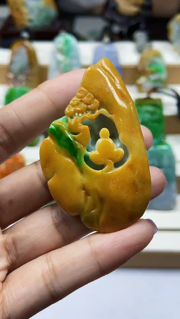 未镶嵌挂件翡翠翡翠A货