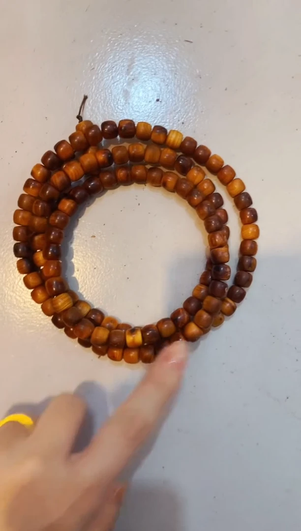 柏木（崖柏）50雷老108单条北太行崖柏手把件手串