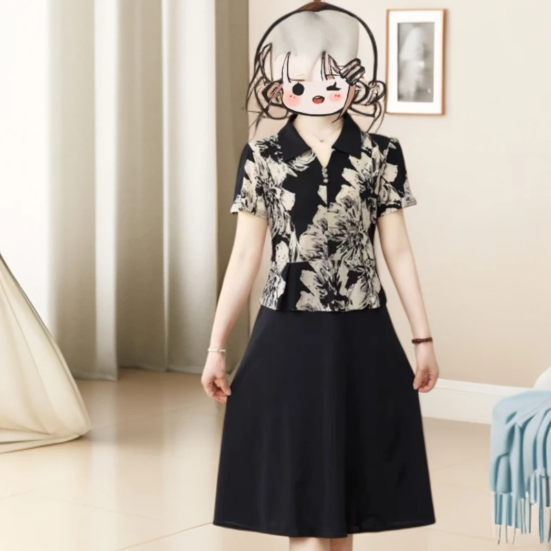 a801~900大码气质新款连衣裙春夏季慵懒时尚显瘦