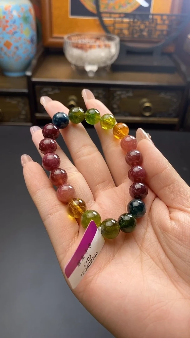 【闪购商品】碧玺手串未镶嵌碧玺手串