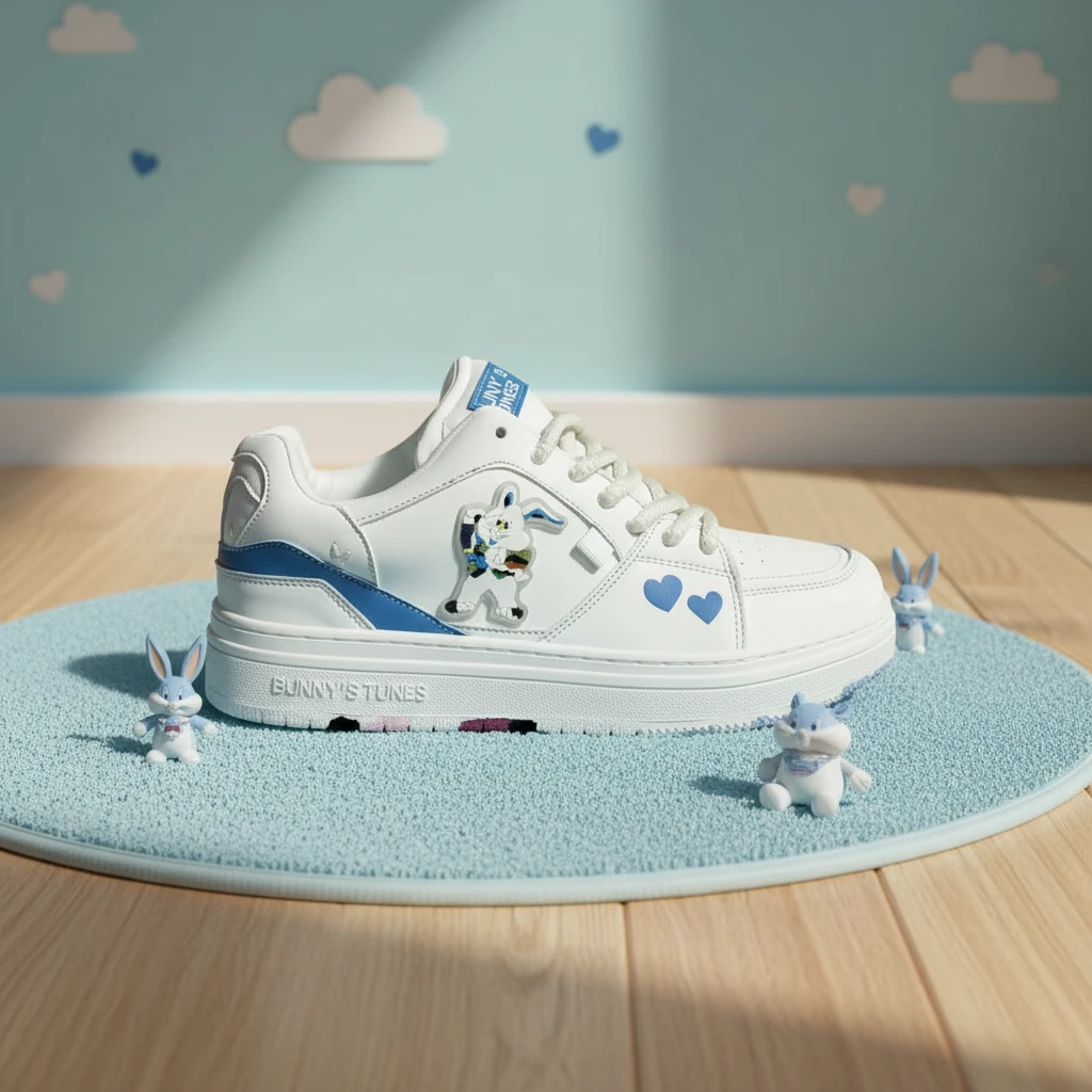 090休闲鞋校园青春卡通时尚潮鞋男女款休闲板鞋FBT2303A02