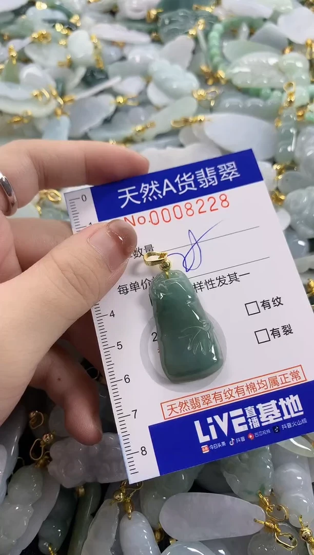 颈饰未镶嵌翡翠天然A货翡翠