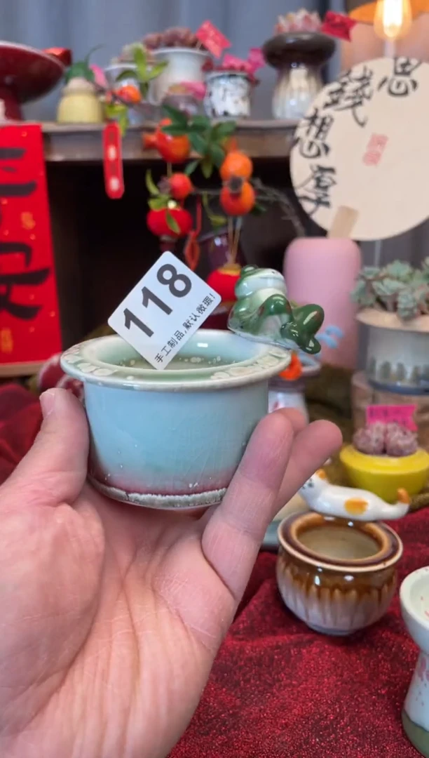 【闪购商品】摆件118知木小芳花盆