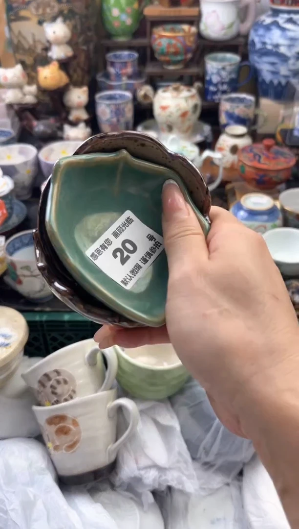 瓷片天**鬼20号六六工艺品瓷器